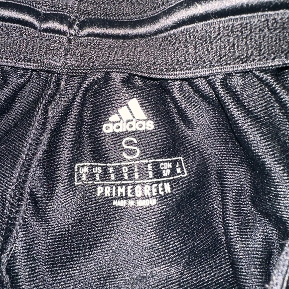 Adidas Black Joggers with White Accents - Picture 2 of 3
